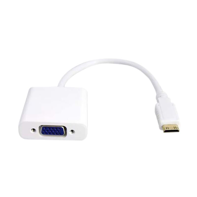 Jual Converter HDMI to VGA Female + Kabel Audio / Aux
