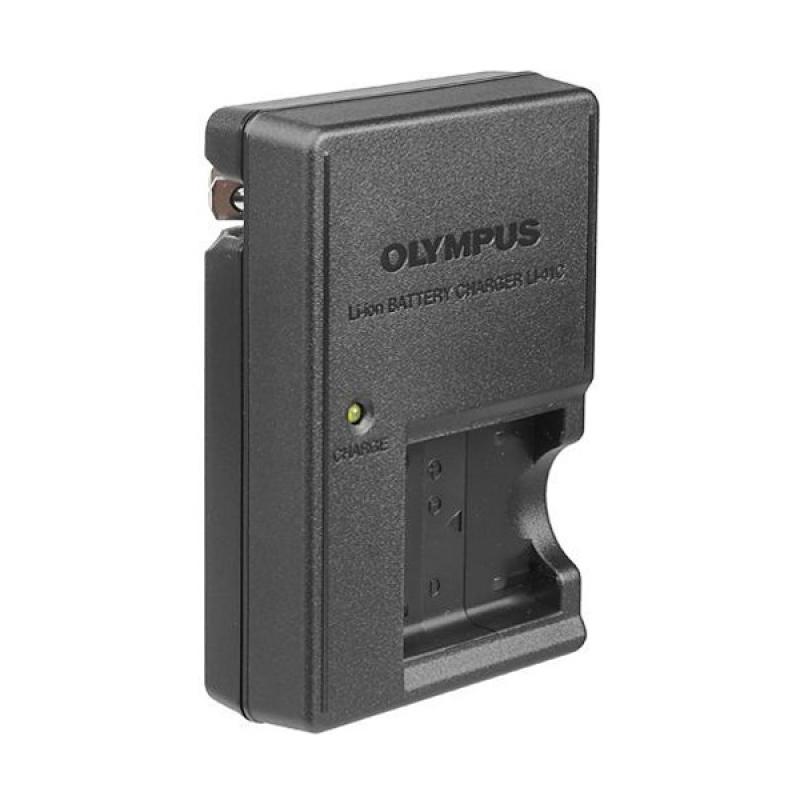 Caricabatterie Olympus LI-40C Per Batterie LI-40B / LI-42B Con Cavo UK - Testato E Funzionante - Foto 3