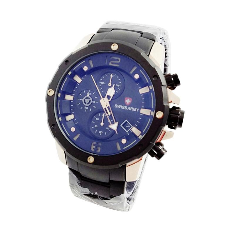 Jual Swiss Army SA6210 Jam Tangan Pria - Black Gold Online 