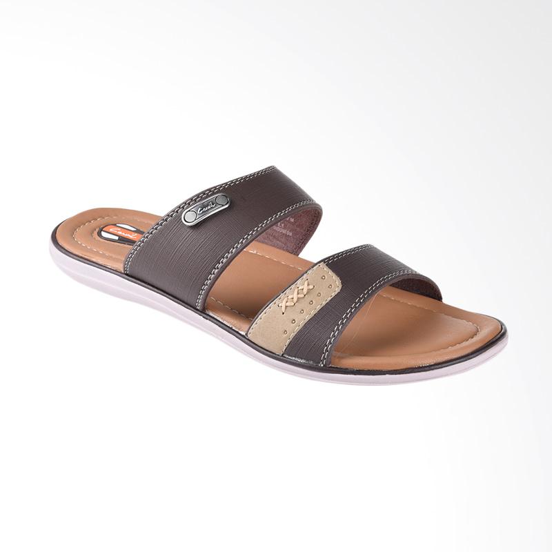 Jual Carvil Coross Sandal  Casual  Pria  Dark Brown 712M 