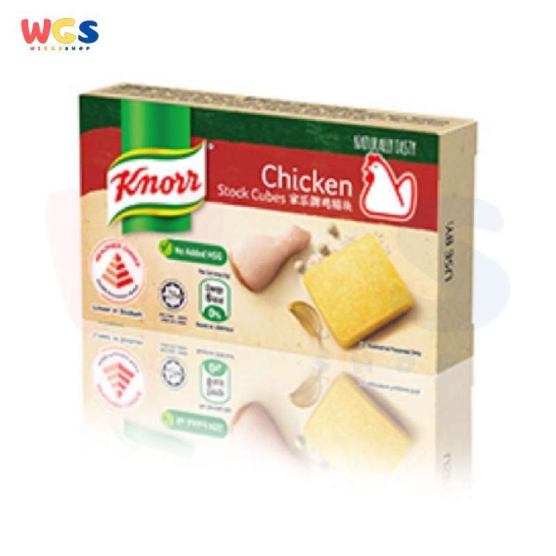 Jual Knorr Chicken Stock Cubes No Added MSG 60 gr Halal di Seller