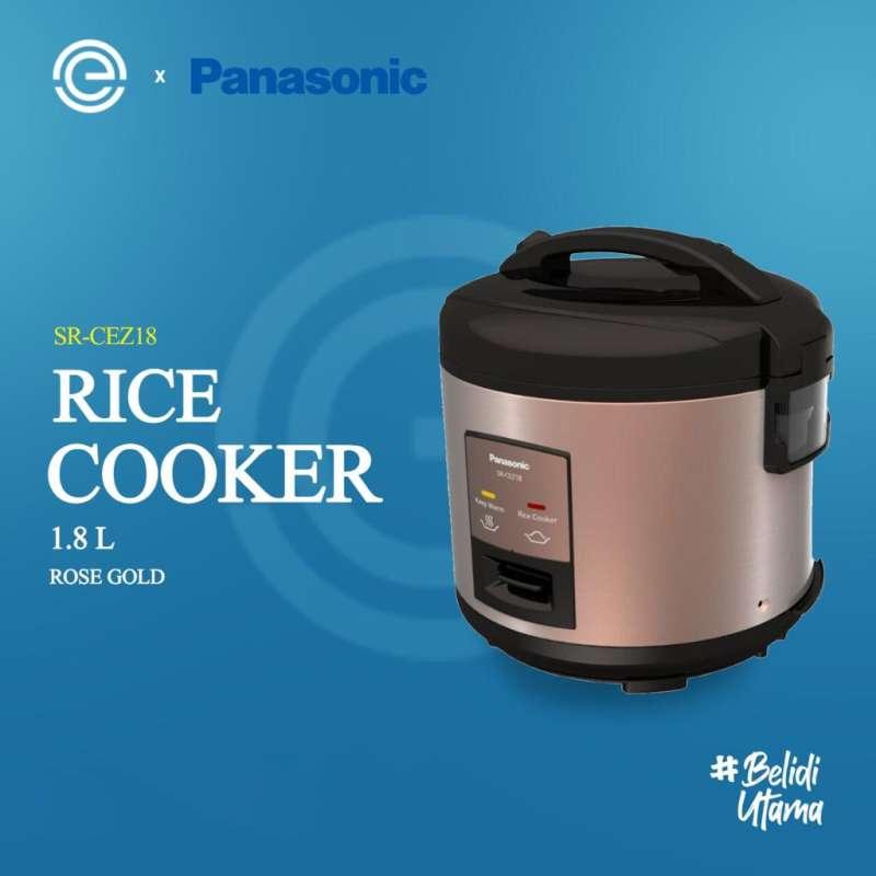 Jual PANASONIC Rice Cooker 1,8 Liter SRCEZ18 Rose Gold di Seller Utama Electronic Utama
