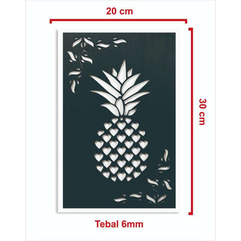 Promo Hiasan Dinding Poster Kayu Timbul / 3D Dekorasi Rumah / Lukisan