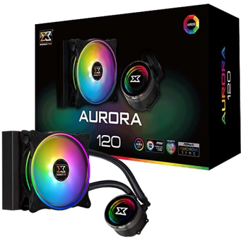Promo XIGMATEK AURORA 120 AIO Liquid Cooler ARGB LED Diskon 13 di