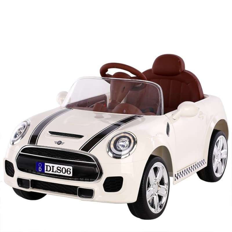 Jual Mobil Aki Mini Cooper 12V White di Seller Tembem Baby Mart