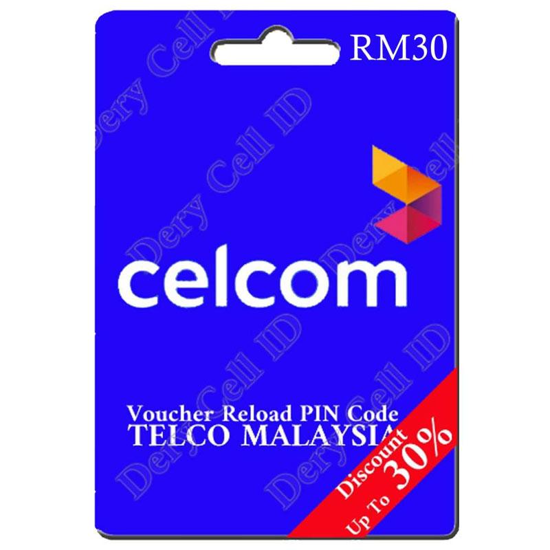 Promo Voucher Celcom Malaysia [RM30] Diskon 13% di Seller DeryCellid ...