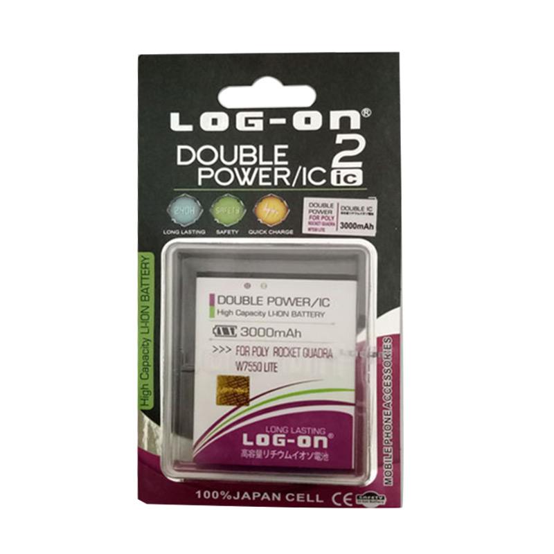jual log on power battery for polytron rocket quadra w7550 lite 3000 mah harga jual log on power battery for polytron rocket quadra w7550 lite 3000 mah harga