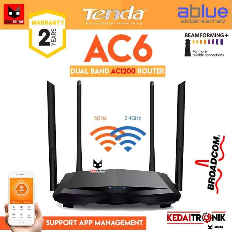 Tenda wall breaker router