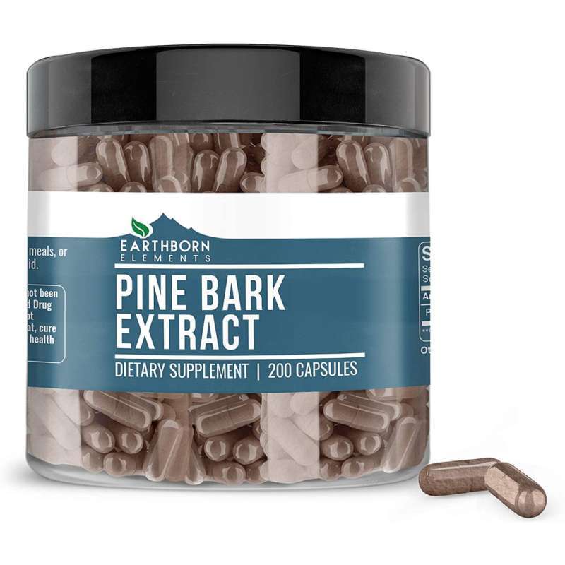 Jual Earthborn Elements Pine Bark Extract (Pycnogenol) 650mg isi 200