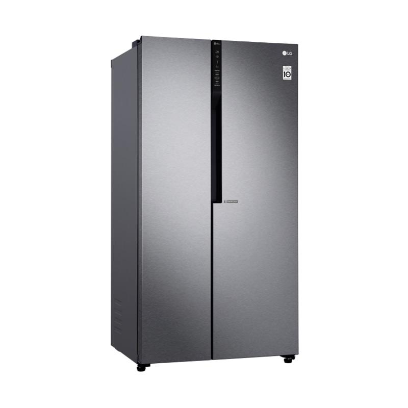 Jual [GARANSI RESMI] LG GCB247KQDV Kulkas Side by Side Silver