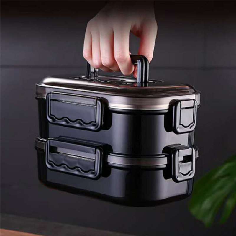 Promo Bento Box Food Container Divider Meal Prep Lunchbox Lunch Box