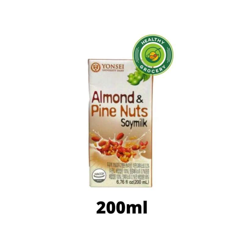 Jual Yonsei Almond & Pine Nuts Soy Milk 200ml / Minuman Kedelai Rasa
