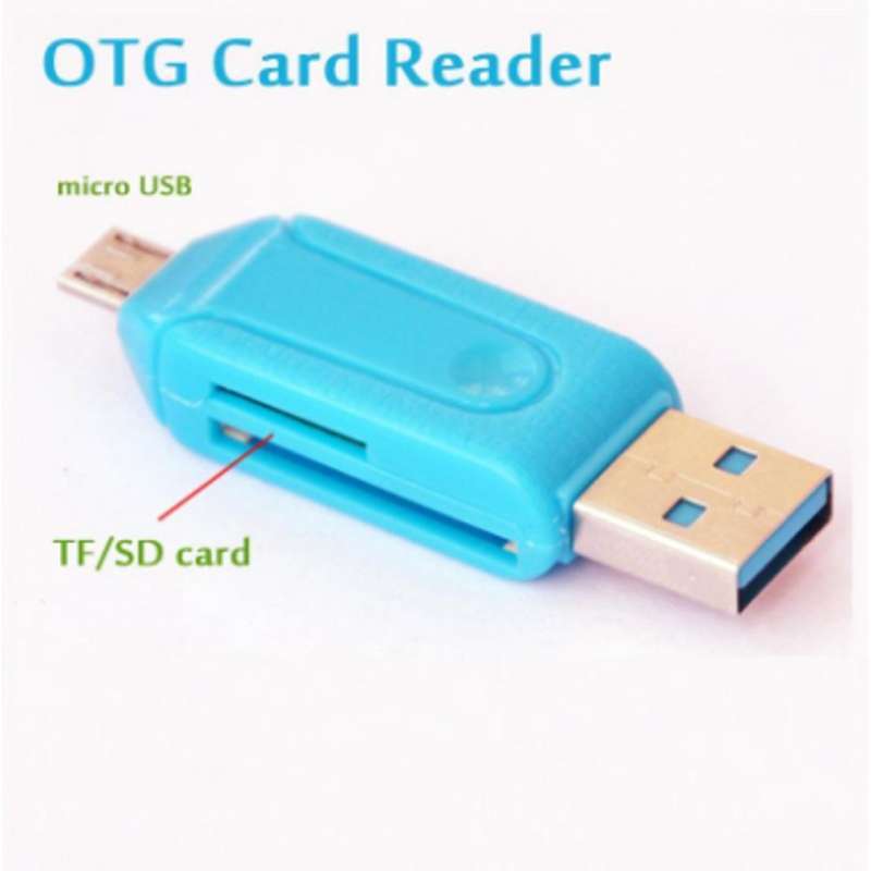 O2 Microsd Card Controller Jual Memory Card Reader 2 Slot OTG for MicroSD / SD Card plus OTG MMC ...