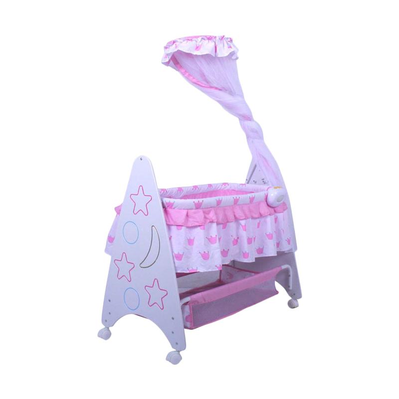 Jual Pliko B161R Deluxe Baby Box Tempat Tidur Bayi Murah