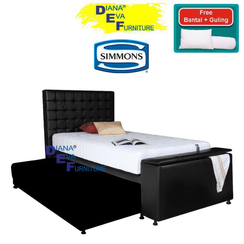 Jual Simmons 2in1 Maxima Springbed [matras Atas + Divan] Di Seller ...
