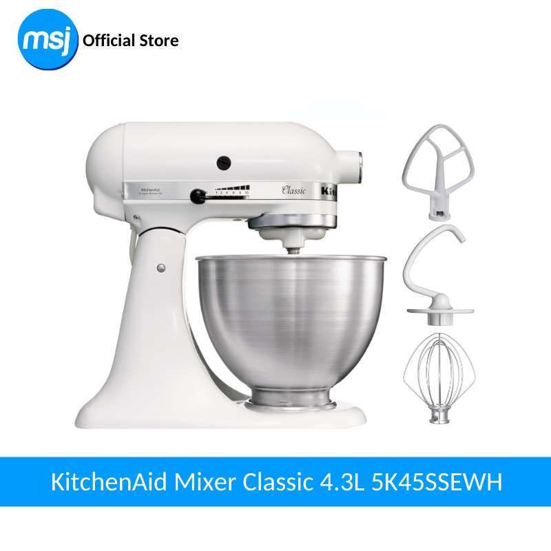 Jual Kitchenaid stand mixer CLASSIC white 5K45SSEWH di Seller MSJ Official Store MSJ Store