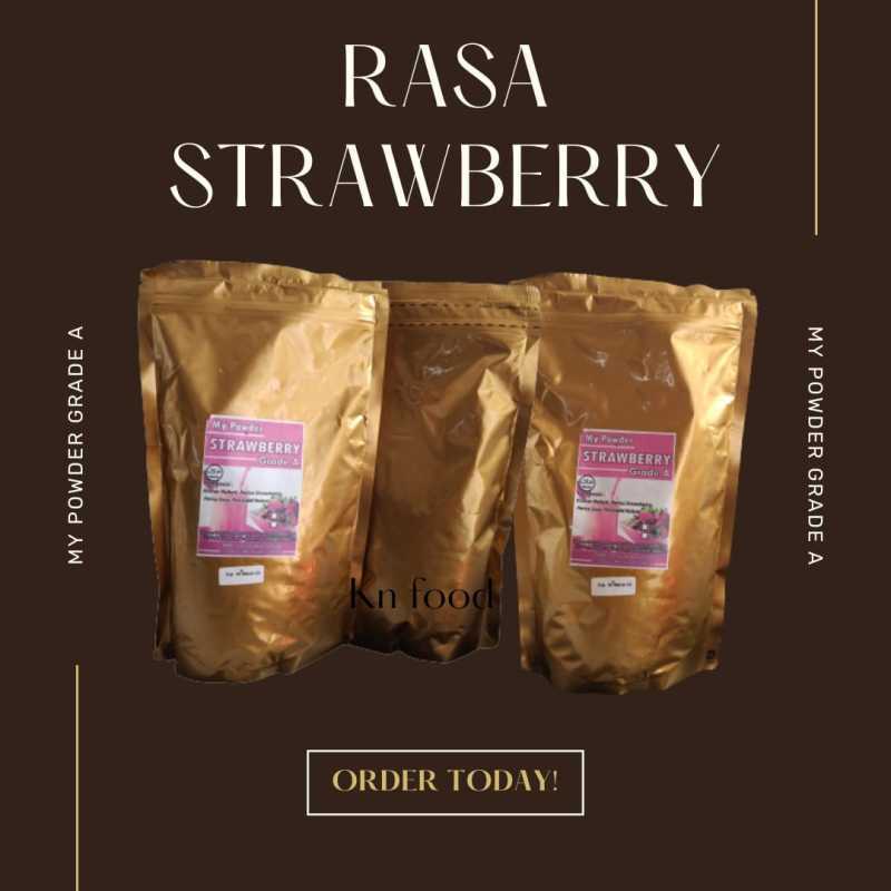 Serial Rasa Strawberry Jual My Powder Rasa Strawberry Grade A 500 Gram Di Seller Kn Food Rumah ...