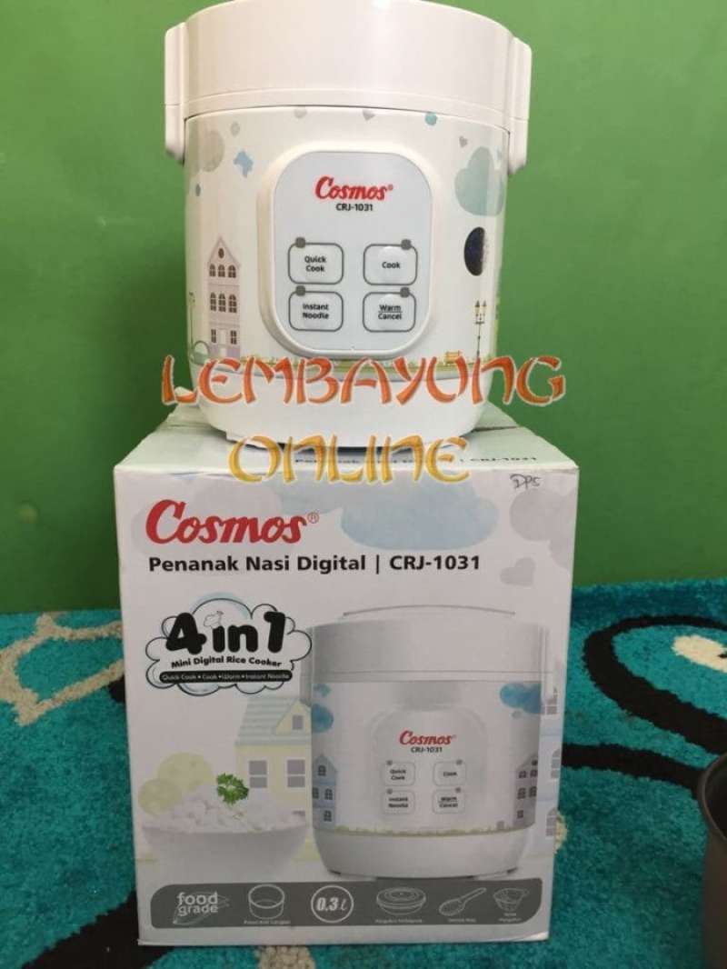 Jual COSMOS CRJ1031 Mini Digital Rice Cooker Penanak Nasi 03L di