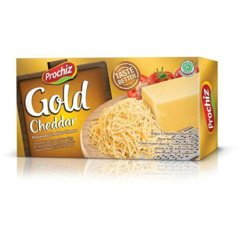 Jual Prochiz cheddar cheese gold 170r di Seller Farmers Family Pondok