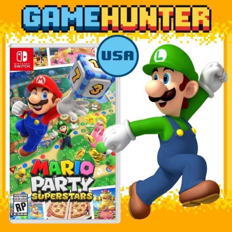 Mario Party Superstars Sur Nintendo Switch - Version JAP (Anglais/Français/Allemand/Espagnol/Italien) - NEUF