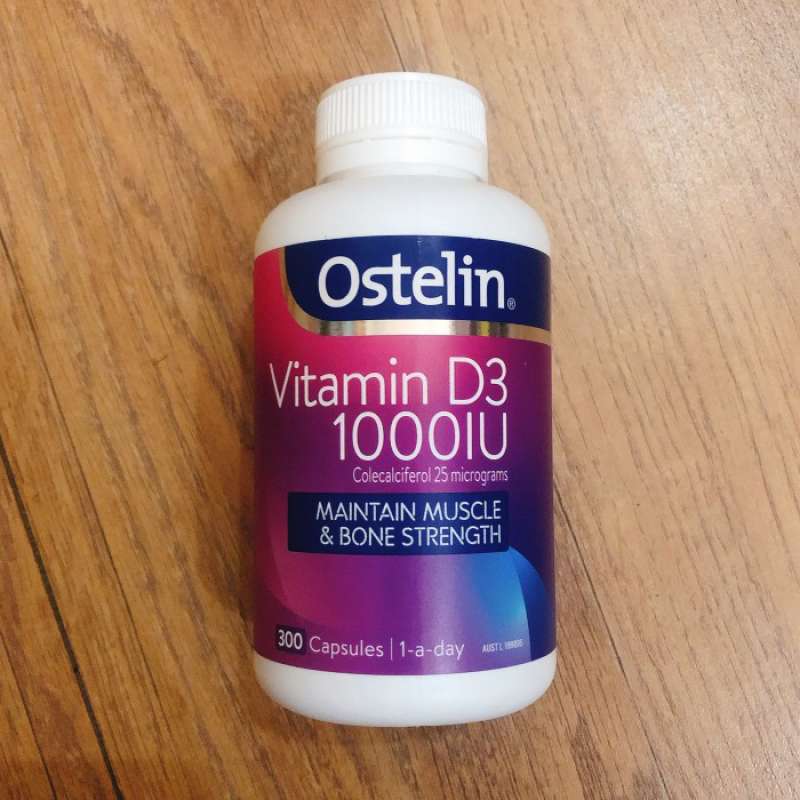 Jual ostelin vitamin d3 1000iu 300 caps di Seller The Chef and Snack Sumur Welut, Kota