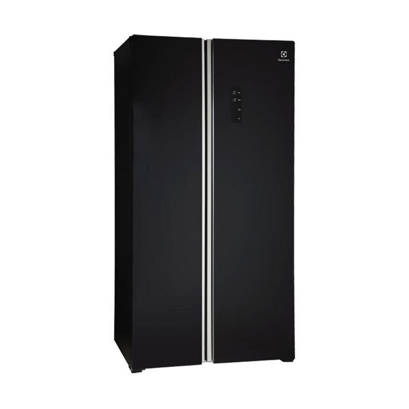 Jual Electrolux Ese6201bg Side By Side Kulkas Black Glass [586 L] Di