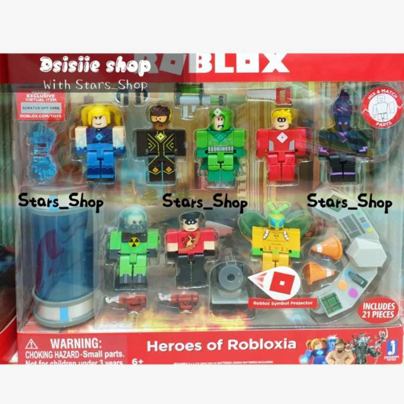 Jual Mainan Figure Roblox Feature Heroes Of Robloxia Original di Seller ...