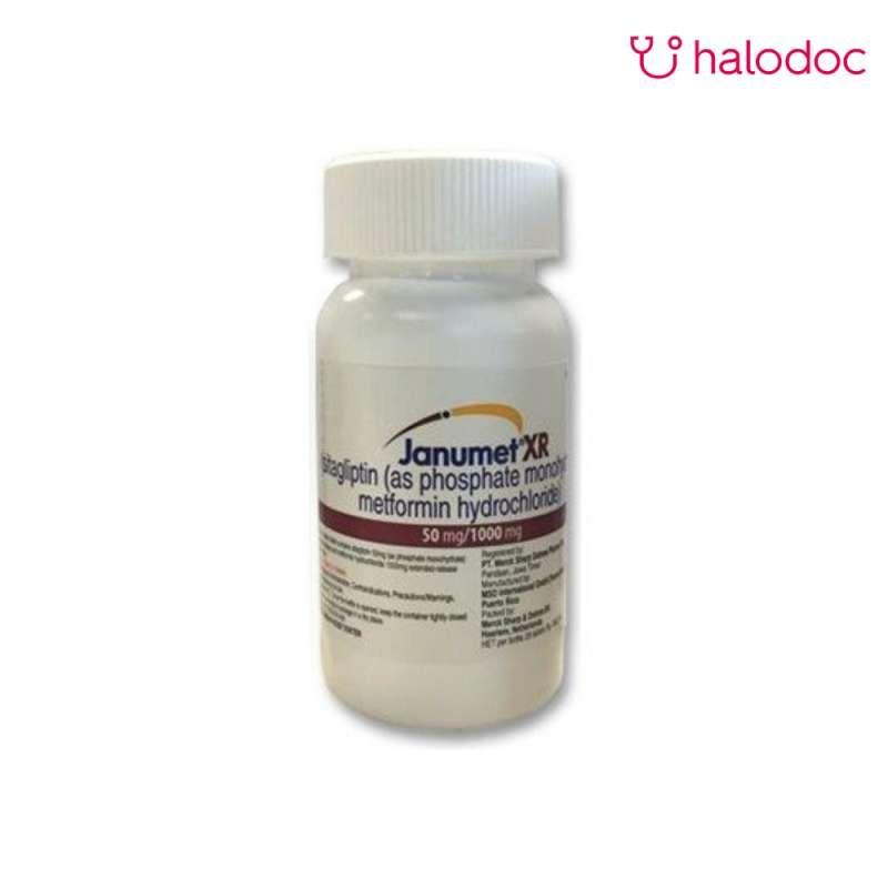 Jual Janumet Xr 50mg1000 Mg 28 Tablet Di Seller Halodoc Official Store