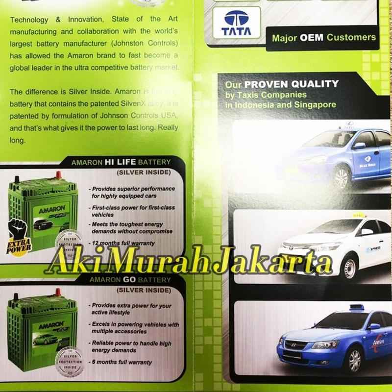 Jual Aki Mobil Mitsubishi Pajero Sport Amaron Go 95d31l / Nx120-7l 12v
