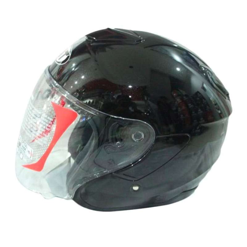 Jual HELM KYT KYOTO Helm Half Face Black Metallic di Seller sinar