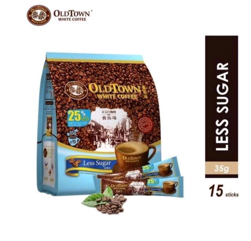 Jual Old Town White Coffee Old Town Malaysia less sugar 3 in 1 Kopi 15