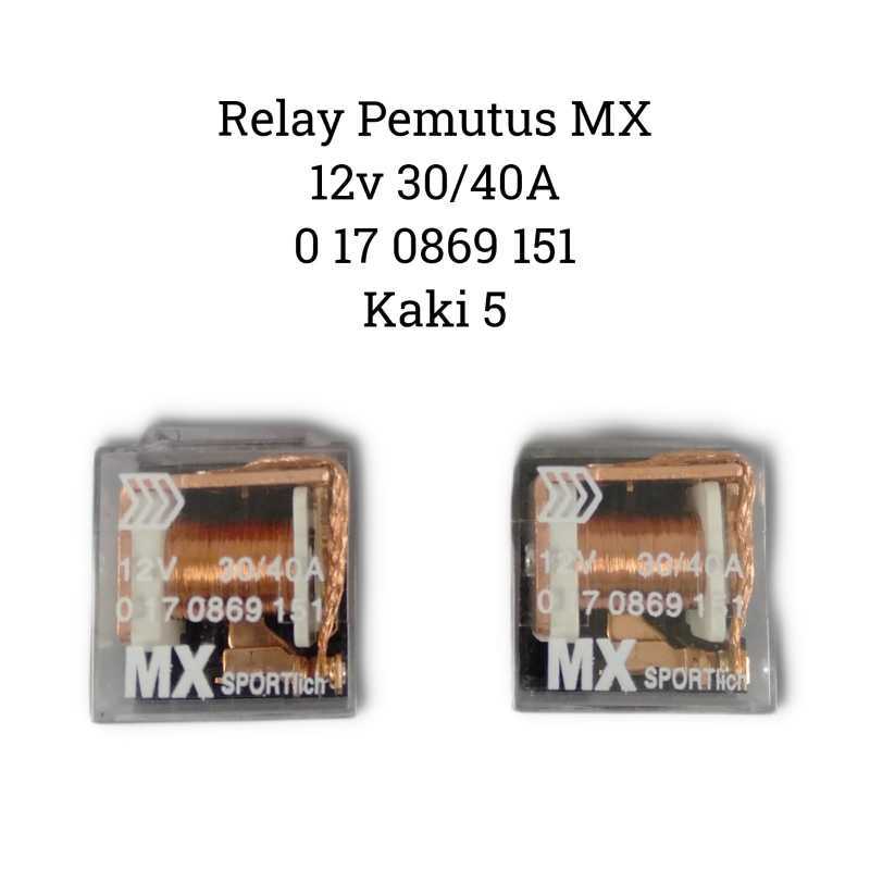 Jual Relay Kaki 5 MX Sportlich Socket Soket K5 Riley Rellay Kotak 87a