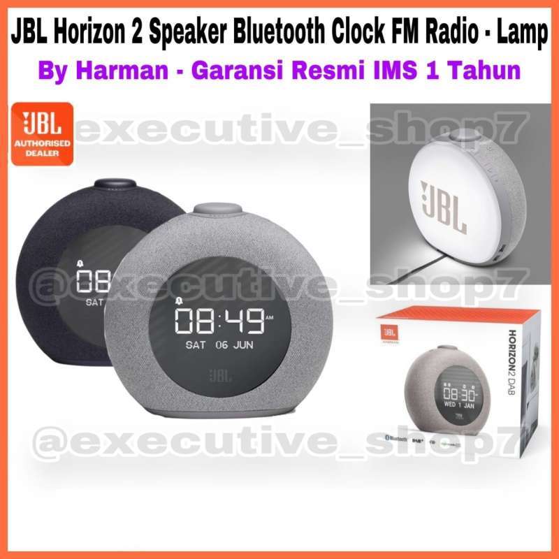 Promo JBL Horizon 2 Speaker Bluetooth Clock FM Radio Lamp By Harman