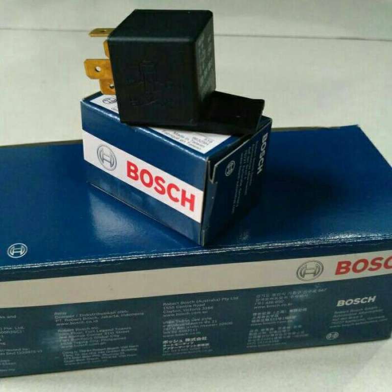 Jual RELAY KLAKSON MOTOR MOBIL BOSCH KAKI 4 12V/30A di Seller Jakarta