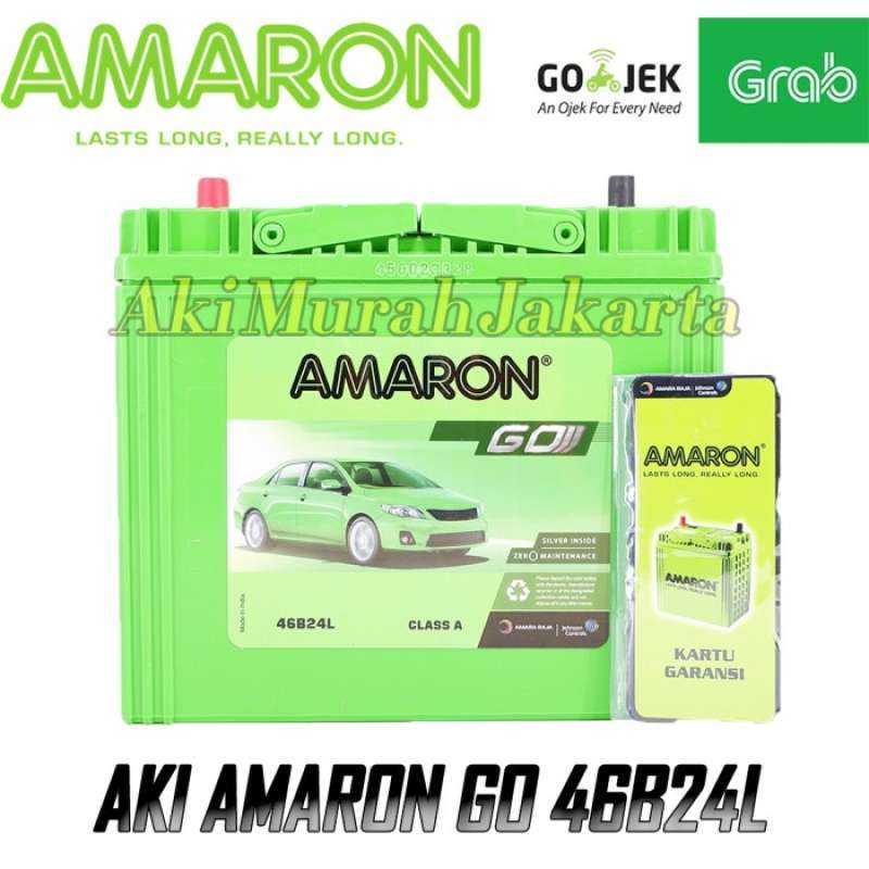 Jual Aki Mobil Toyota Corolla Twin NS60L / 46B24L Amaron GO Aki Kering