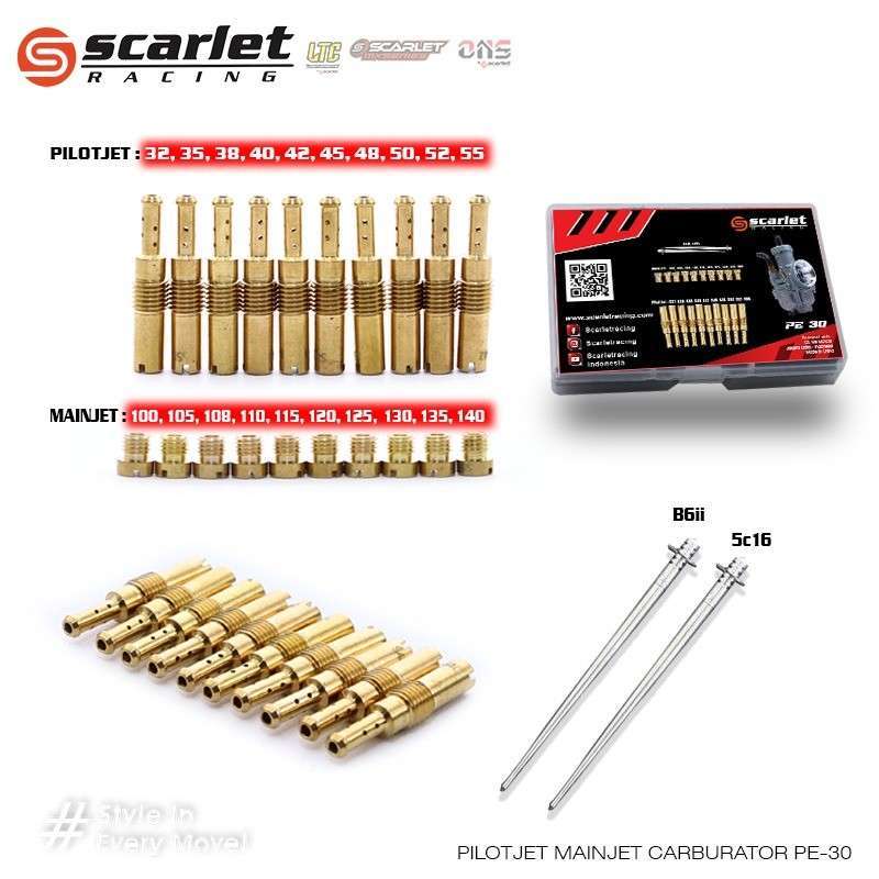 Jual PILOT JET MAIN JET CARBURATOR PE 30 SCARLET Di Seller Ragam Variasi Medan Asam Kumbang 