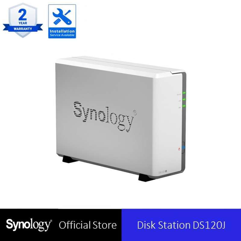 Synology DS120j 1-Bay NAS Bundle Con HDD Seagate IronWolf 6 TB ST6000VN001 – Server Di Rete Personale