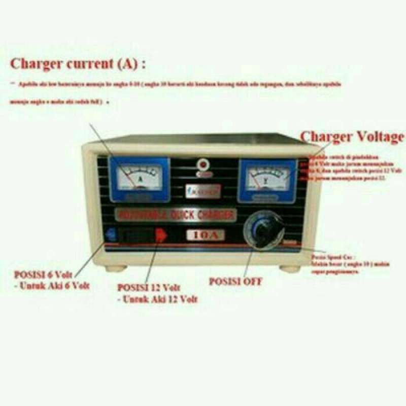 Promo RAYDEN Charger Aki 10 Ampere OTOMATIS cas aki otomatis 6-12v/ 10A