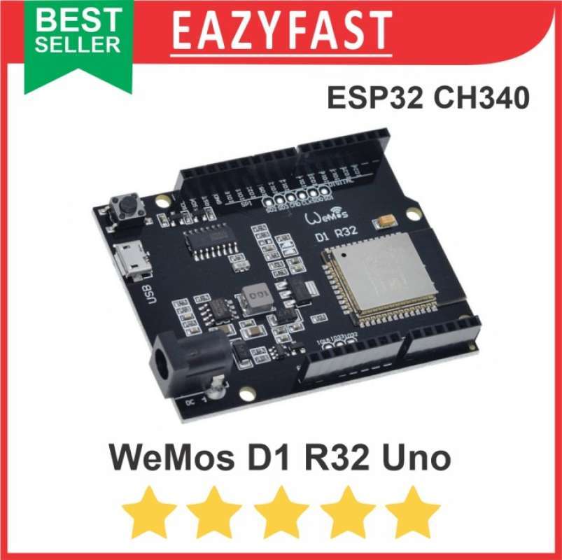 Jual Wemos D1 Uno R32 Esp32 Arduino R3 Compatible Esp 32 Wifi Bluetooth ...