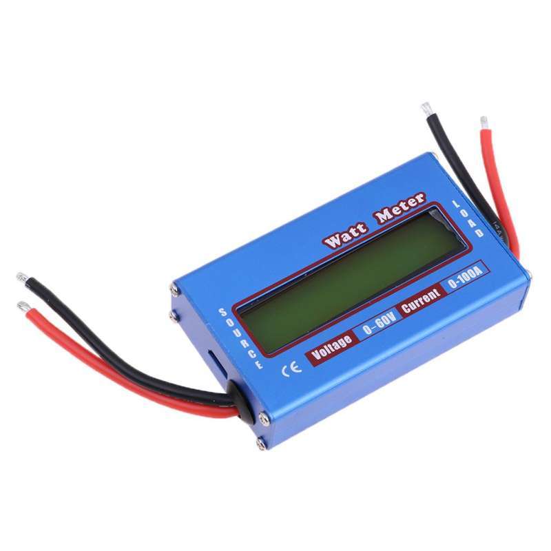 Jual Lovoski LCD Display Battery 60V/100A Watt Voltage Monitor DC Power Analyzer Blue di