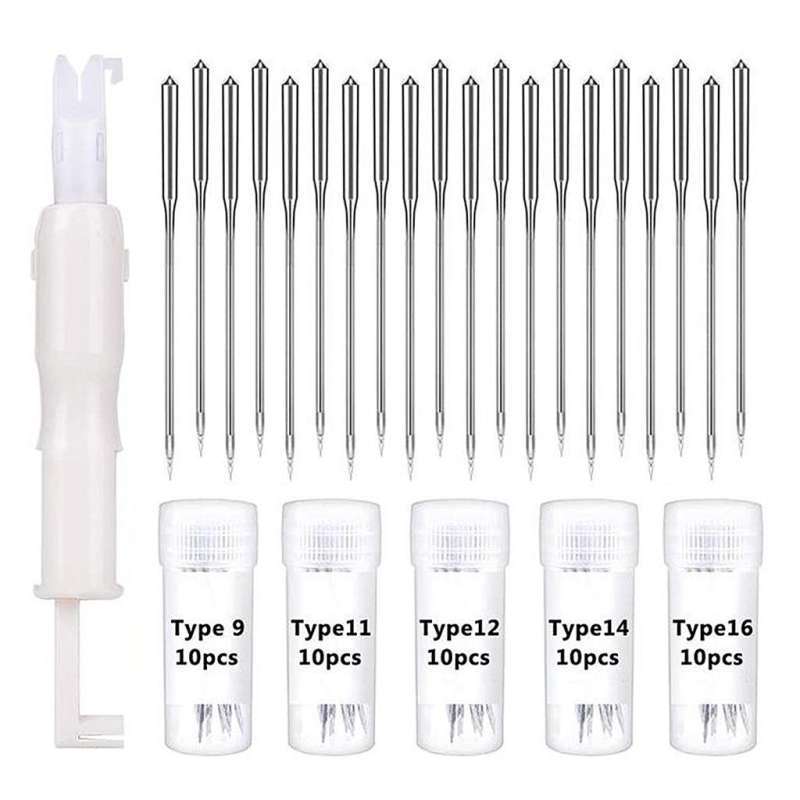 Promo Sewing Machine Needles Universal For Singer Brother 50Needles