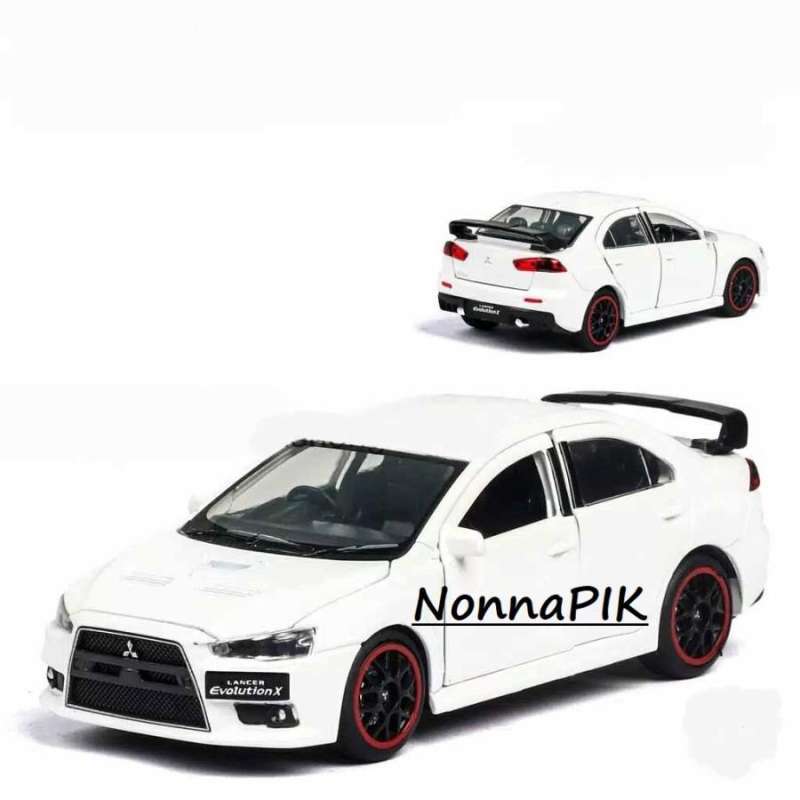 Promo Lancer Evolution X Evo X Diecast 132 Merah Putih Diskon 3 di
