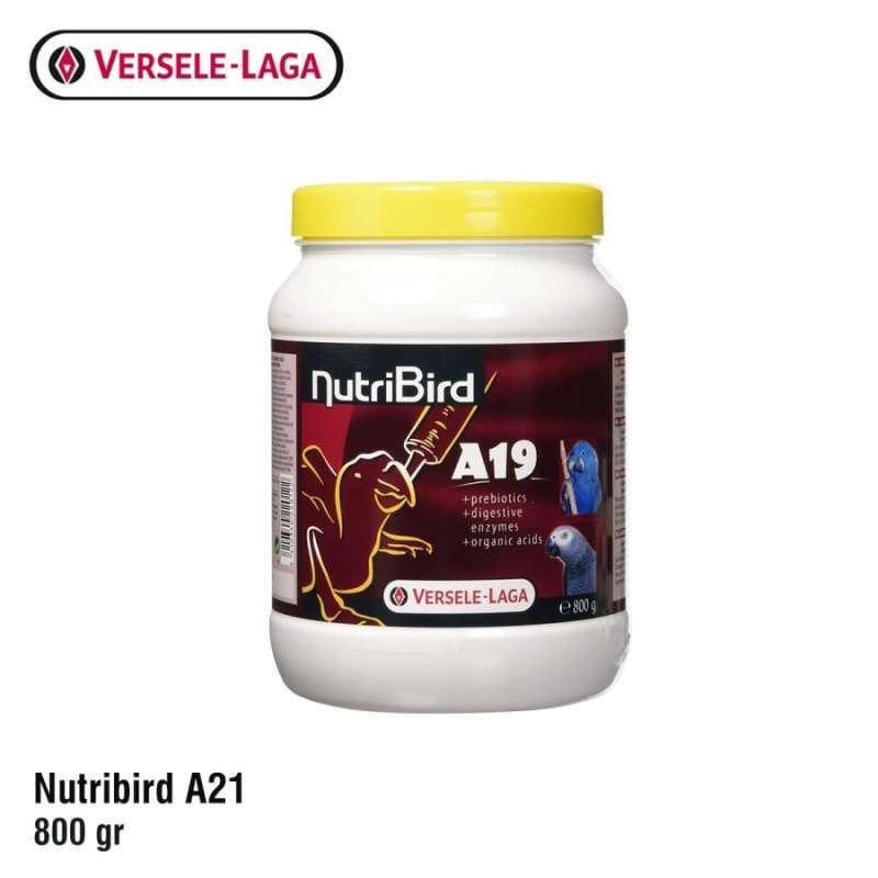 Jual Nutribird A19 800gr Versele Laga 800 gram bubur lolohan burung di ...