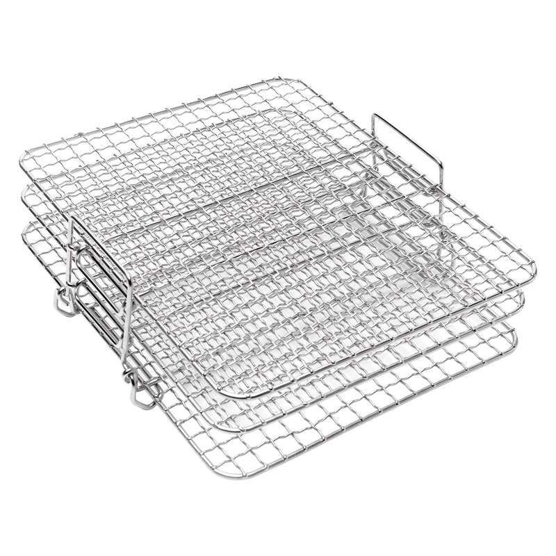 Jual Air Fryer Rack 3 Layer Support Toast Rack Dehydrator Rack for 8 Qt