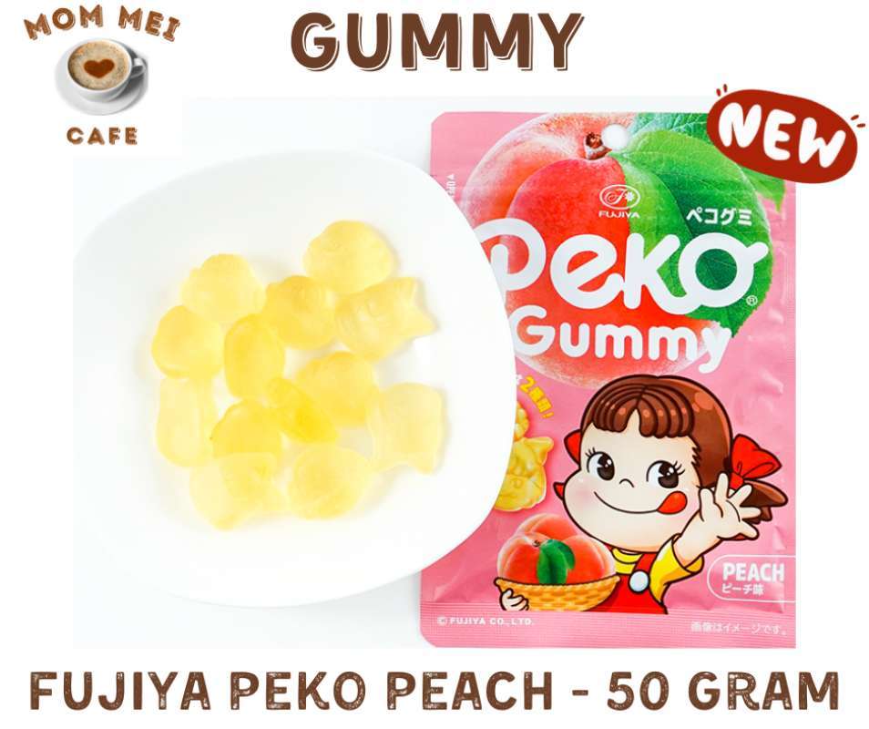 Jual Permen FUJIYA PEKO PEACH GUMMY CANDY (JAPAN) di Seller Mom Mei