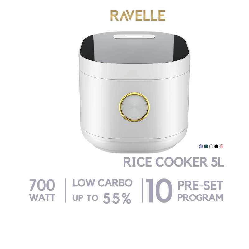 Jual RICE COOKER RAVELLE 5L RICE COOKER DIGITAL LOW CARBO RICE