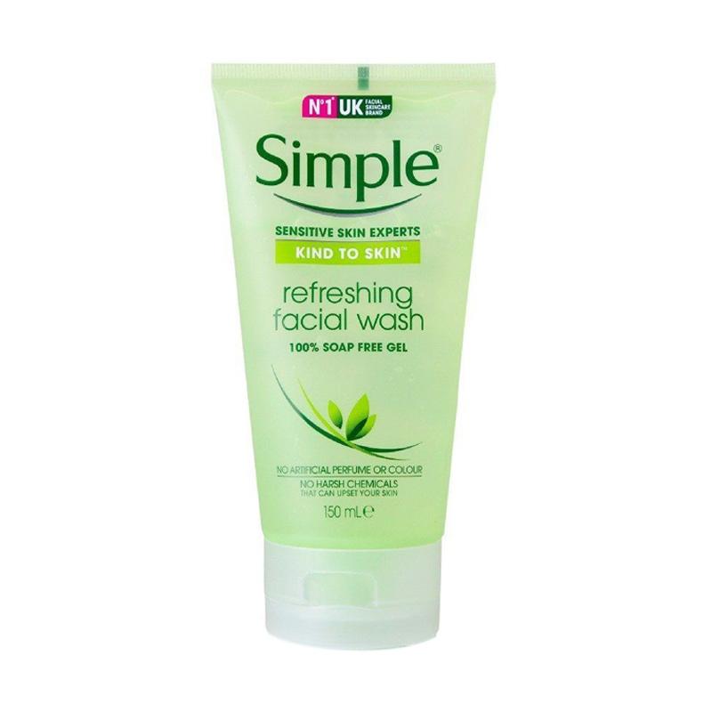 Jual Simple Kind To Skin Refreshing Gel Facial Wash 150 Ml Di Seller