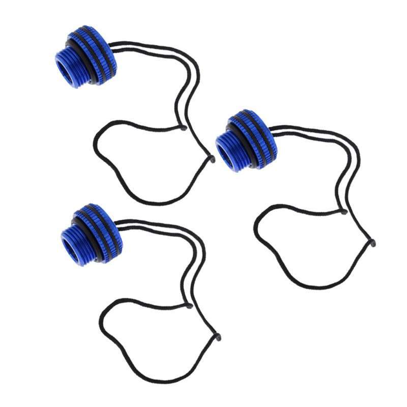 Promo 3x Scuba Diving Dive Tank Valve Threaded Dust Plug Protection