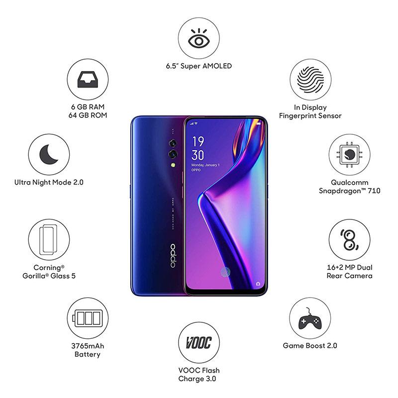 Jual OPPO K3 Smartphone [64GB/ 6 GB] Murah April 2020