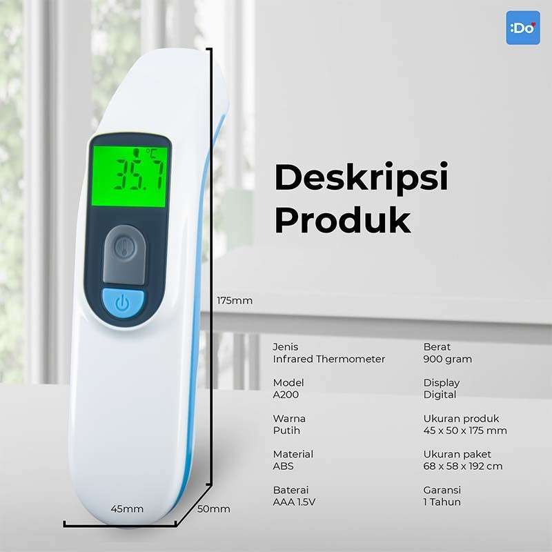 Promo Thermogun Thermometer Digital Infrared alat pengukur suhu Akurat